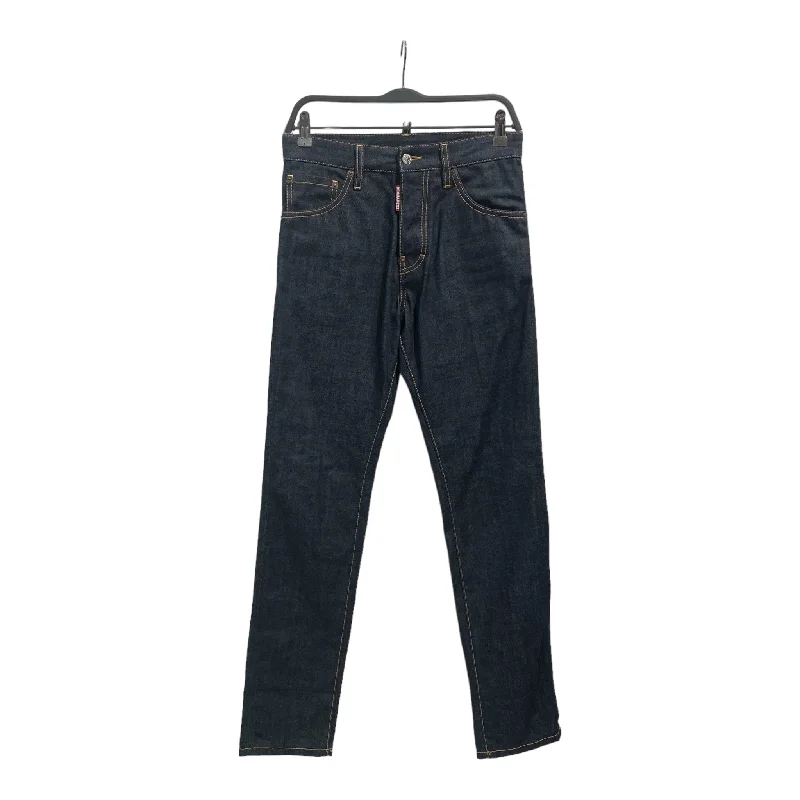 DSQUARED2/Pants/42/Indigo/Cotton/S71LB0741/