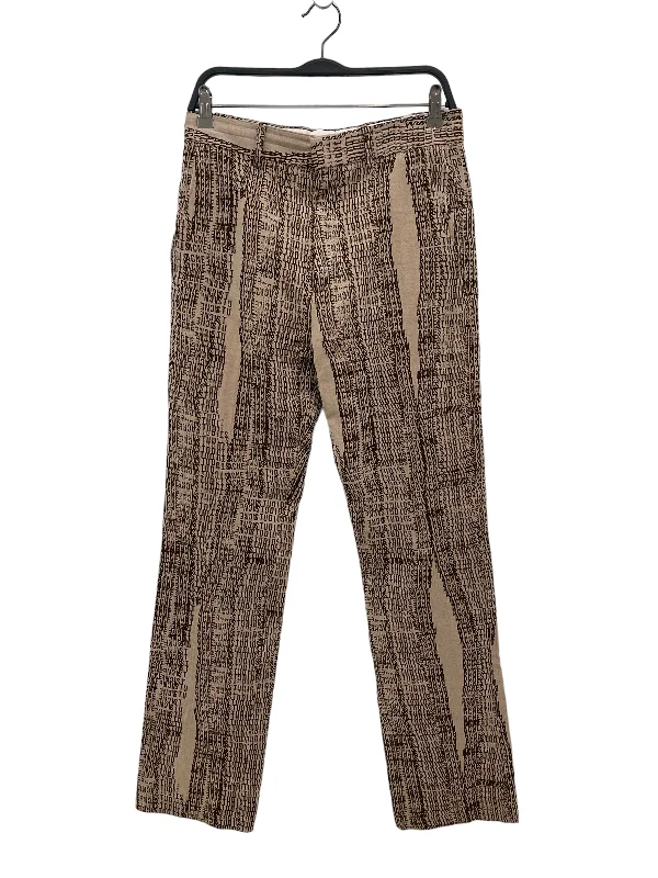 Acne Studios///Straight Pants/44/Cotton/BEG//All Over Print//