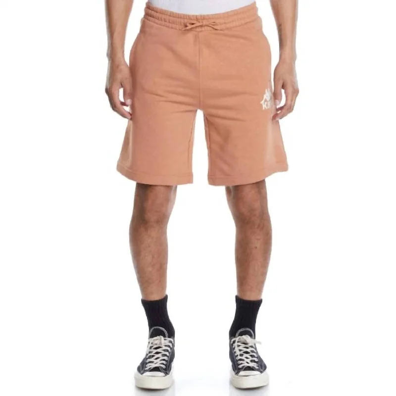 Authentic Uppsala Shorts In Brown/white