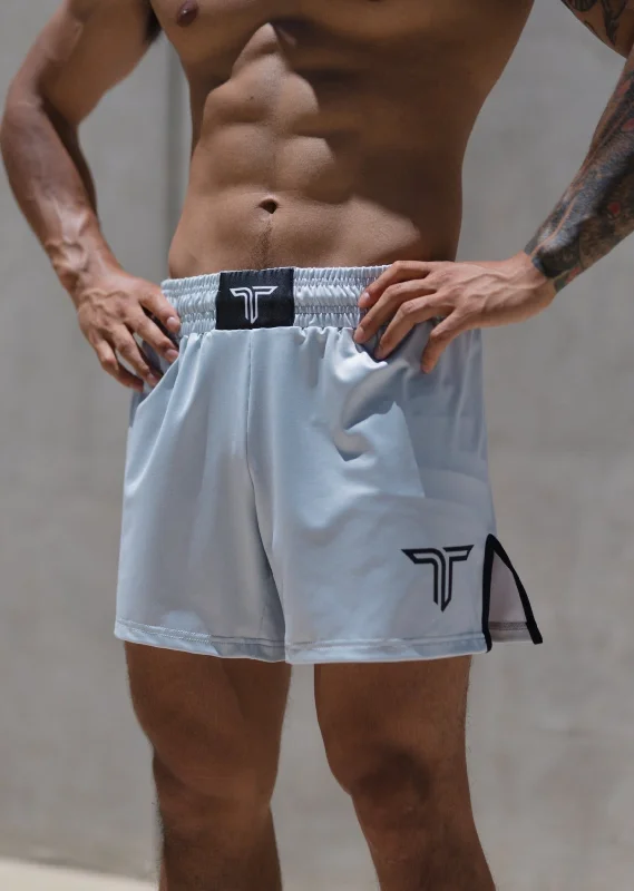 Essential Fight Shorts (5"&7“ Inseam) - Silver