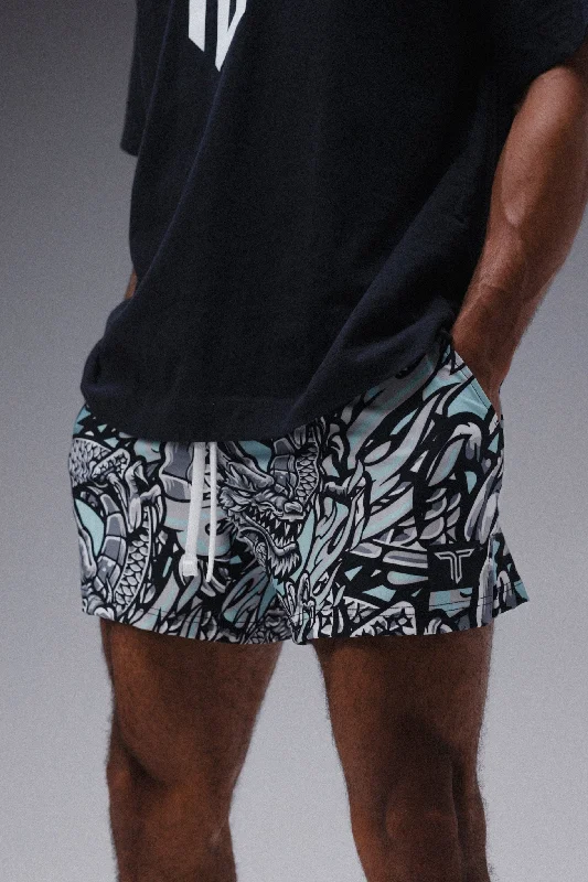 Iron Dragon Gym Shorts (5” & 7" Inseam) - Mint