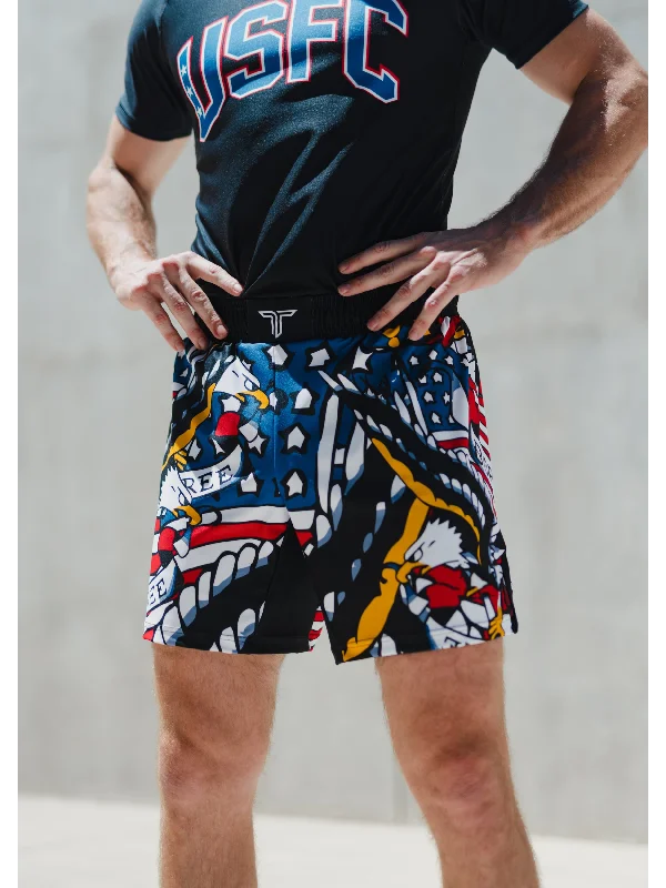 Star Spangled Fight Shorts (5"&7“ Inseam)