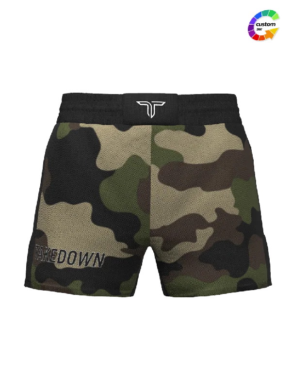 TD-FS-001 360° Custom Fight Shorts (5"&7“ Inseam)