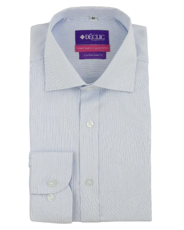 DÉCLIC Rupert Textured Shirt - Blue