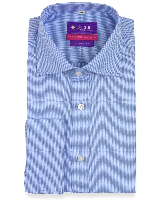 DÉCLIC Shoreham Textured Shirt - Blue