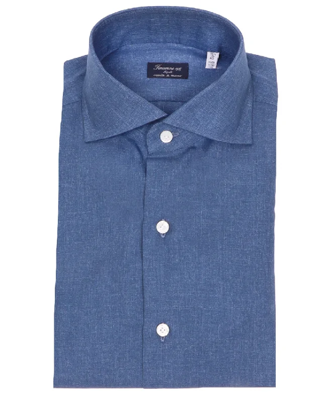 Indigo Blue Dress Shirt