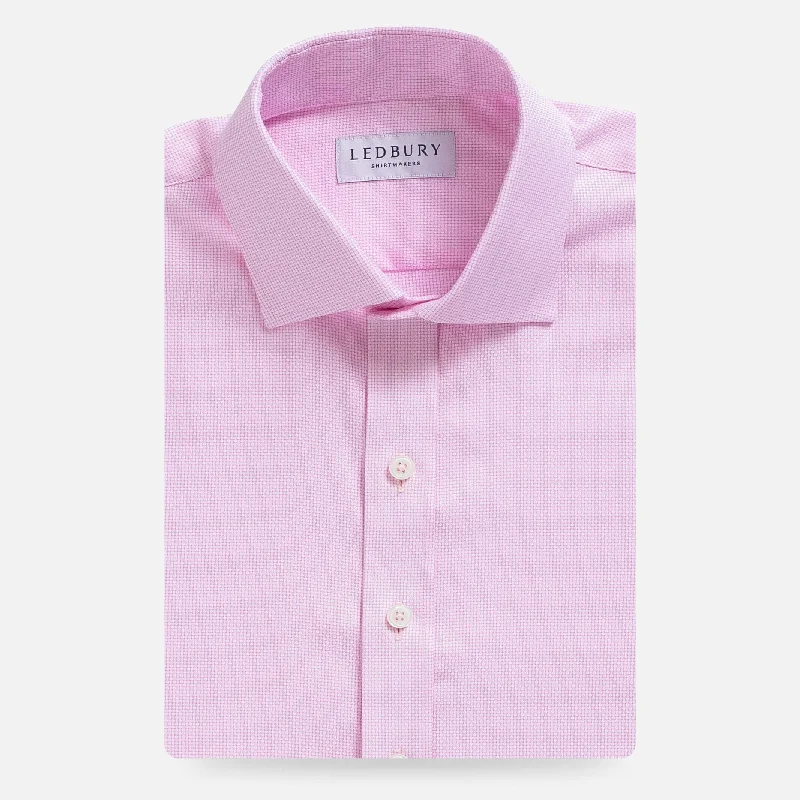 The Pink Alston Non Iron Dobby Custom Shirt