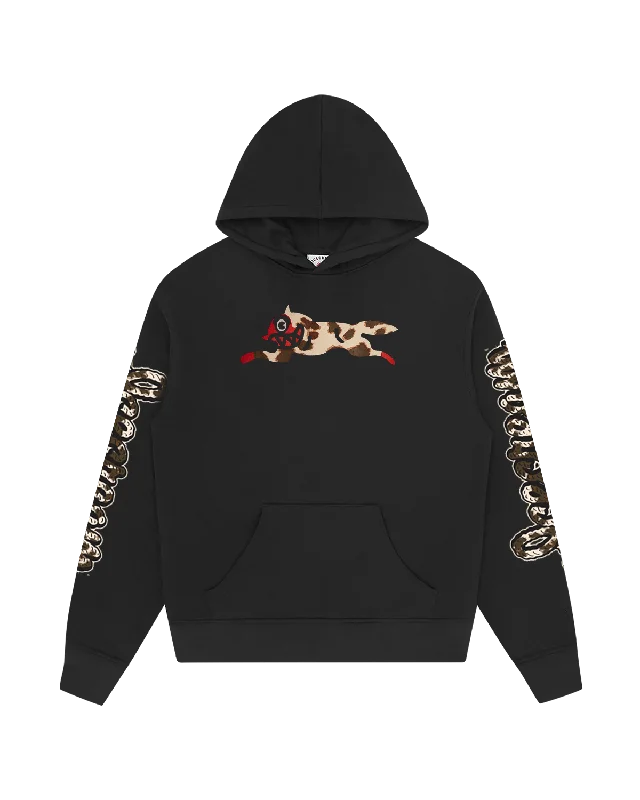 Animal Print Running Dog Heavyweight Hoodie