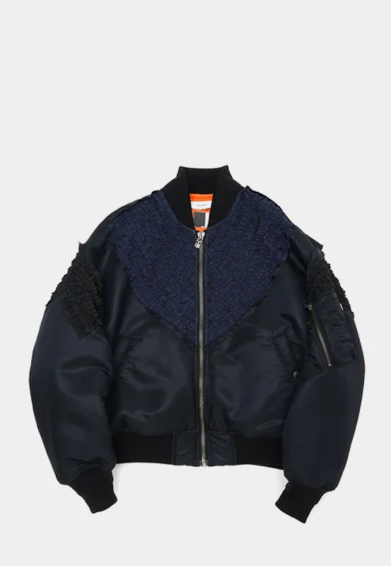 Facetasm Frilla Ma -1 Jacket Black