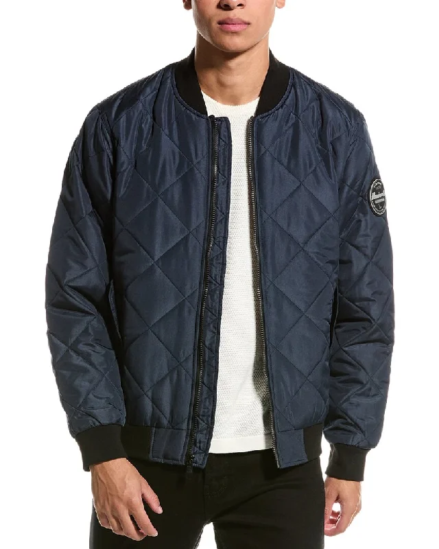 Hawke & Co. Diamond Quilted Bomber Jacket