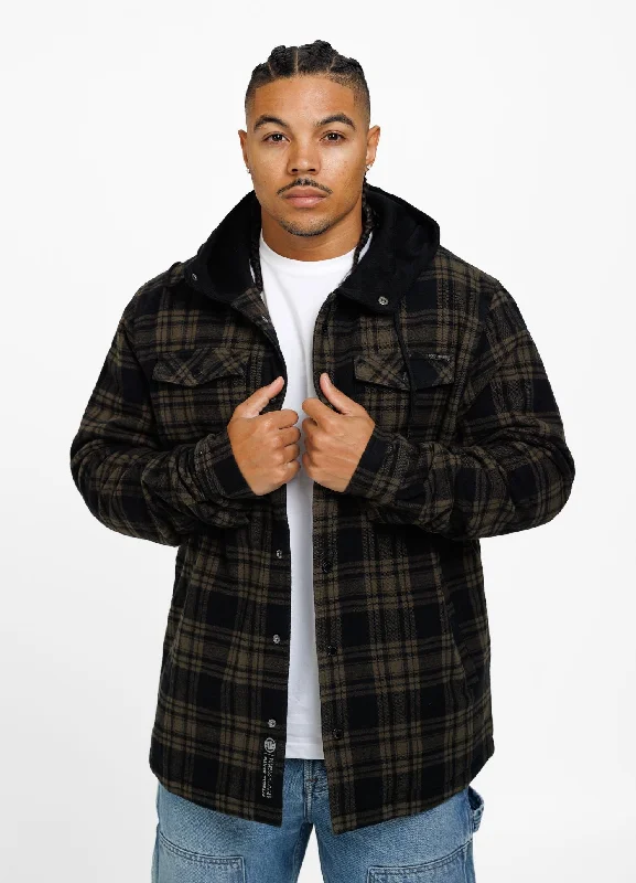 Hooded Padded Flannel Shirt Pioneer