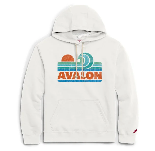 Men's Avalon Essential Fleece Hoodie - White