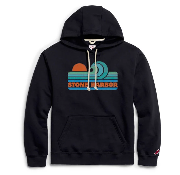 Stone Harbor Essential Fleece Hoodie - Navy Unisex