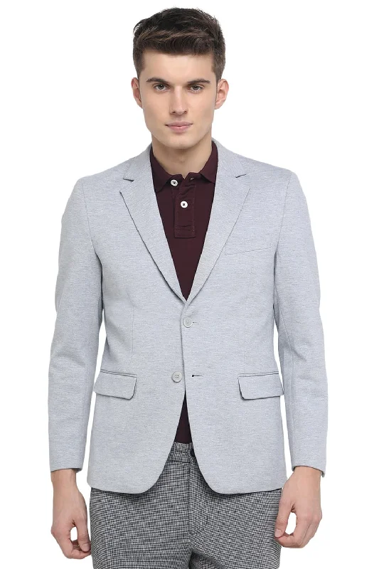 Comfort Fit 2 Button Knit Blazer