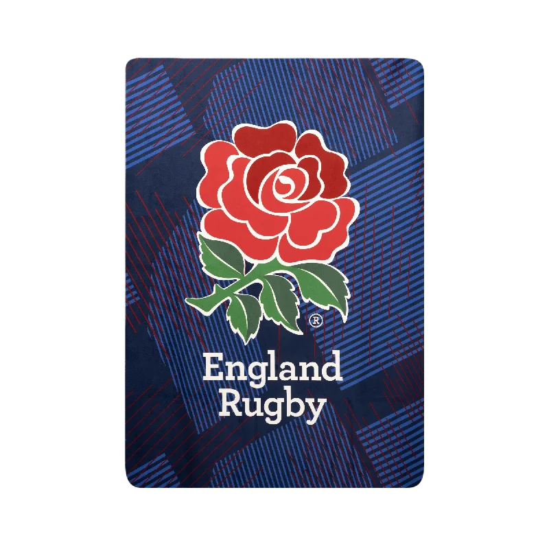 England Rugby Alternate - Rose - Luxury Sherpa Fleece Blanket