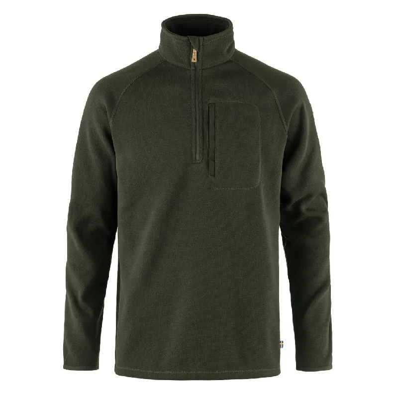 Fjallraven Ovik Fleece Half Zip Deep Forest