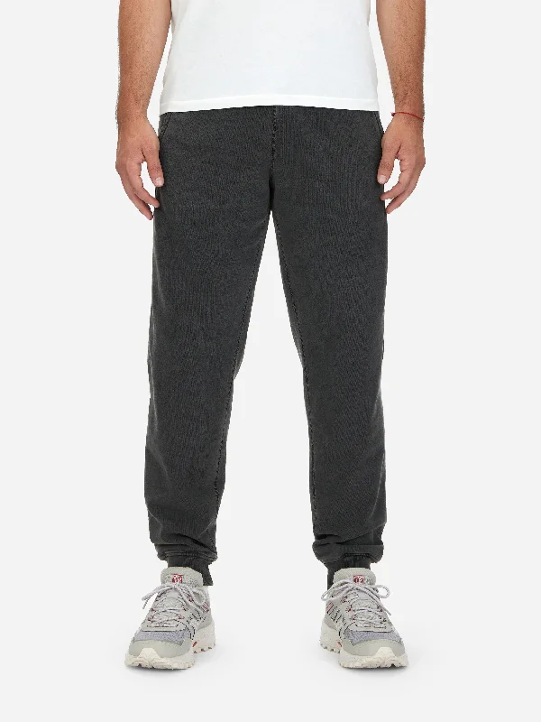 Garment Dyed French Terry Sweatpant ~ Smoke