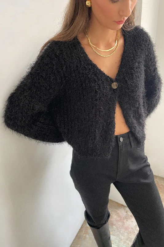 FUZZY CARDIGAN