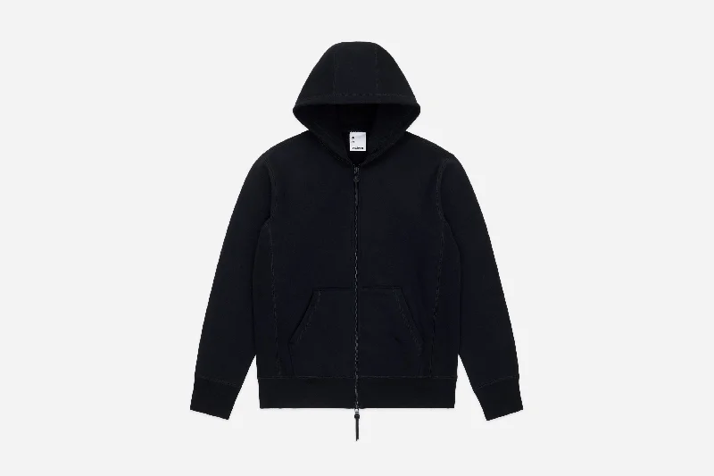 Heavyweight Zip Hoody ~ Black