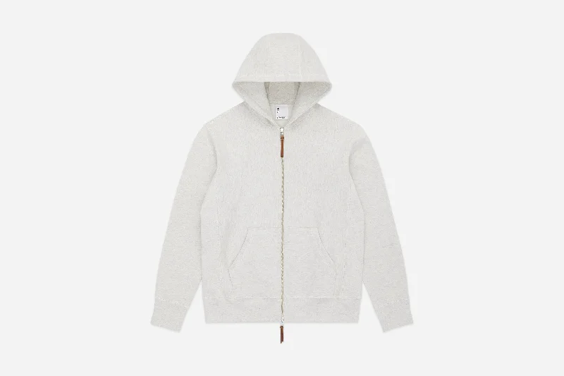 Heavyweight Zip Hoody ~ Oatmeal