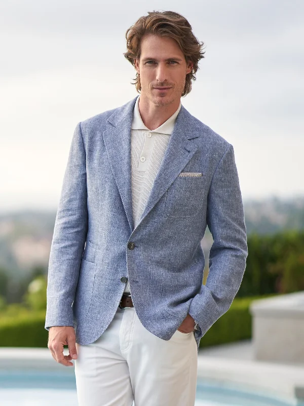 Hopsack Linen Blazer