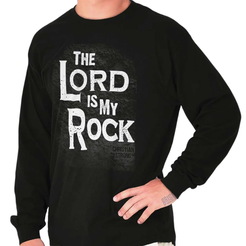 Lord Is My Rock Long Sleeve T-Shirt