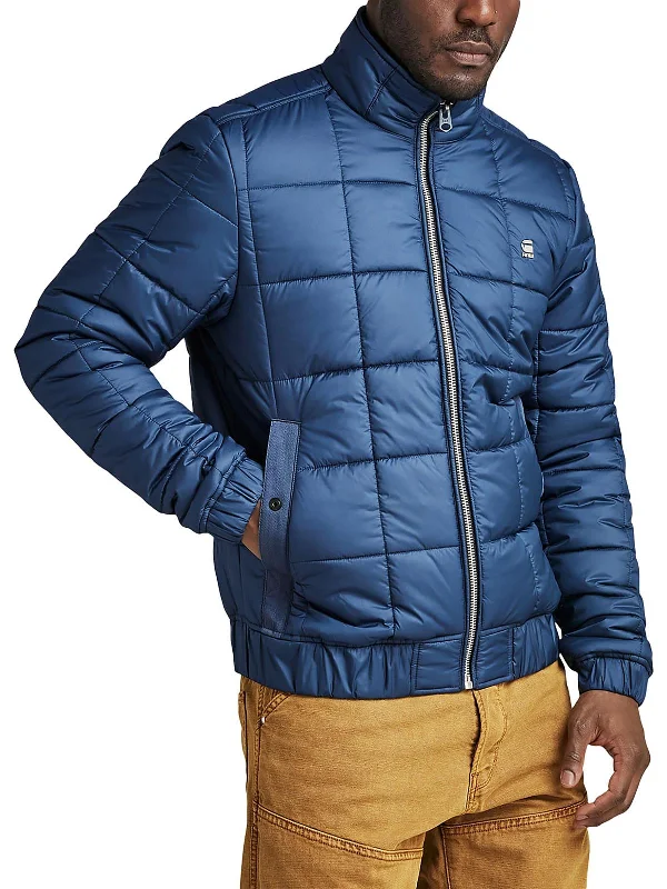 Mens Insulated Cold Weather Quilted Coat