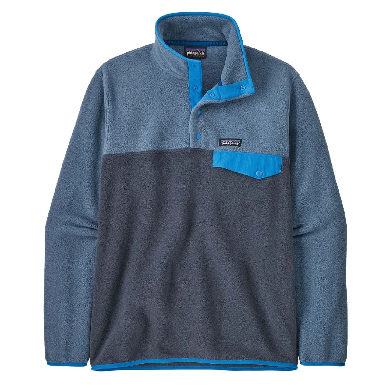 Patagonia Lightweight Synchilla Snap-T Fleece  Pullover Smolder Blue