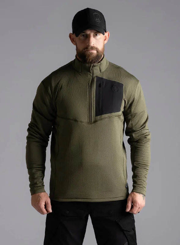 SIEGE TECH FLEECE HALF ZIP