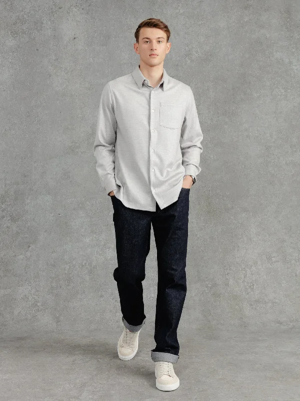 The Jersey Shirt - Light Grey