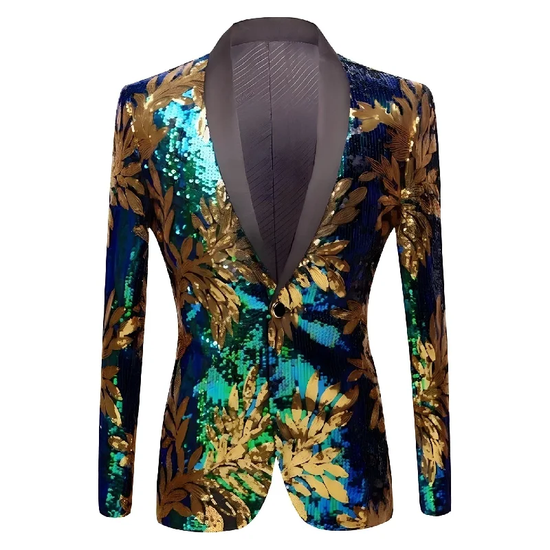 The Remy Sequin Slim Fit Blazer Suit Jacket