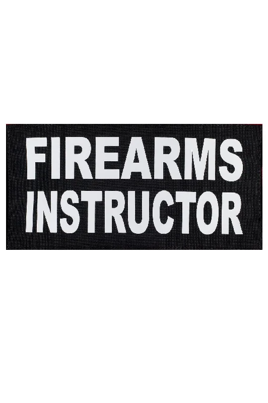 Firearms Instructor Name Tag