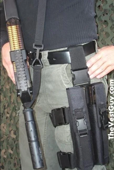 P90 Double Mag Leg Pouch Tactical