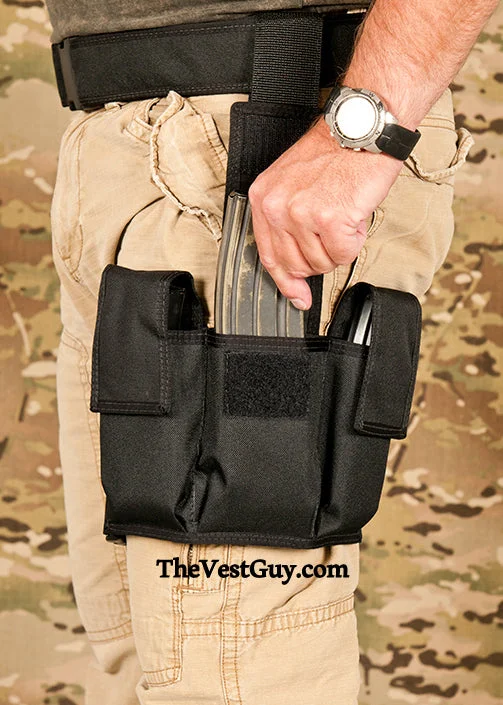 AR15 M4 Tactical Leg Pouch Triple Mag