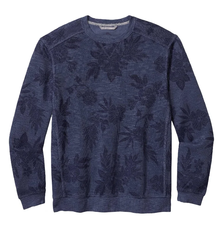 Tommy Bahama Tobago Bay Blooms Crew Sweater - Deep Marine